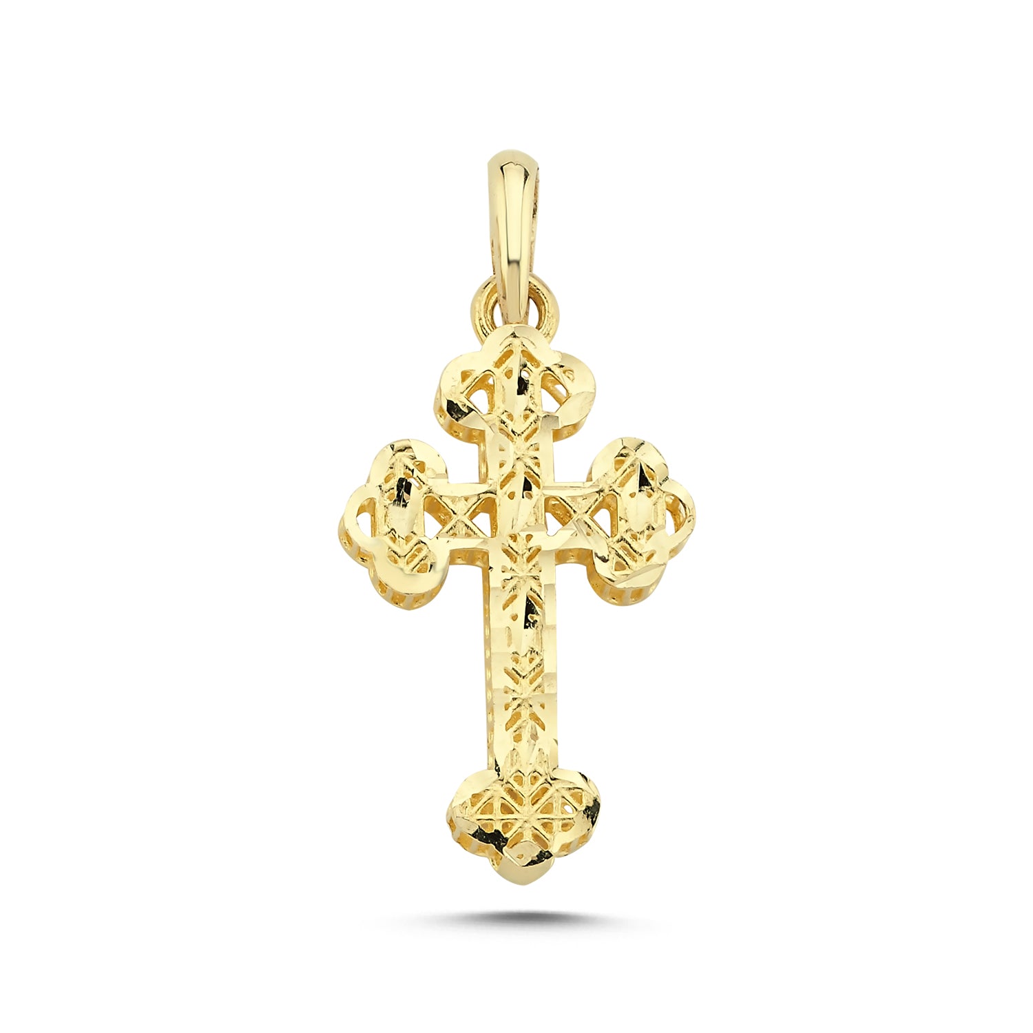 14K GOLD NECKLACE CROSS