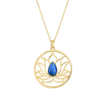 GOLD Lotus Pendant Necklace