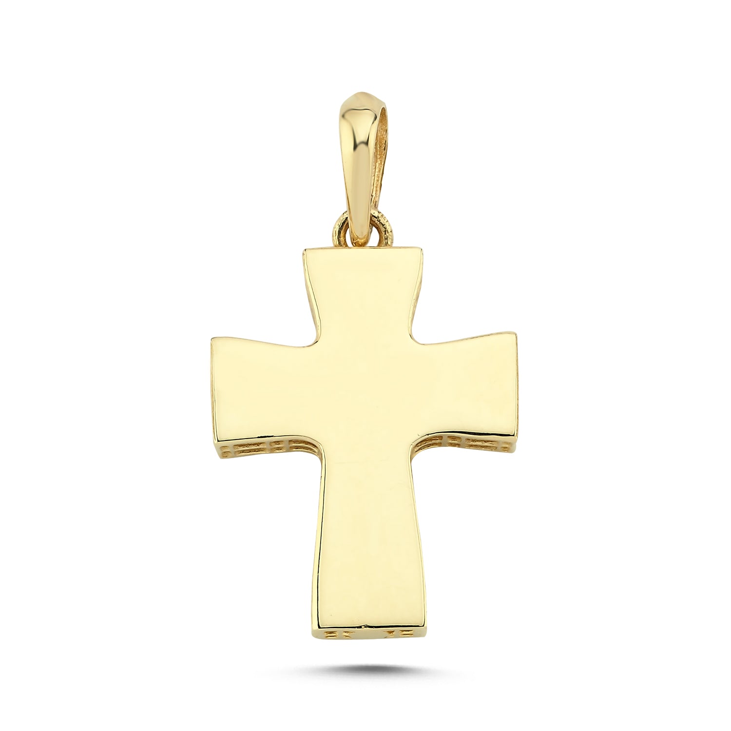 14k gold cross necklace