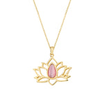 lotus chakra necklace pendant